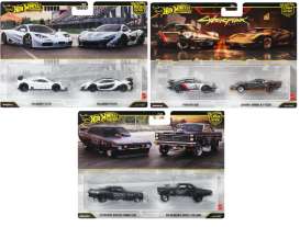 Assortment/ Mix  - Premium 2-packs various - 1:64 - Hotwheels - HBL96 - hwmvHBL96-979Y | Toms Modelautos