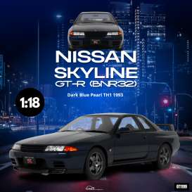 Nissan  - Skyline 1993 dark blue - 1:18 - OttOmobile Miniatures - OT1199 - otto1199 | Toms Modelautos