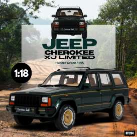 Jeep  - Cherokee 1995 green - 1:18 - OttOmobile Miniatures - OT1204 - otto1204 | Toms Modelautos