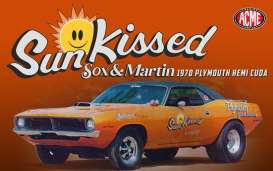 Plymouth  - Hemi Cuda 1970 orange - 1:18 - Acme Diecast - 1806139 - acme1806139 | Toms Modelautos