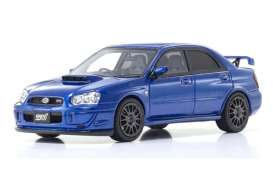 Subaru  - Impreza blue - 1:43 - Kyosho - KSR43115BL - kyoKSR43115BL | Toms Modelautos