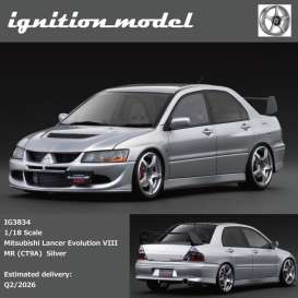 Mitsubishi  - Lancer Evolution silver - 1:18 - Ignition - IG3834 - IG3834 | Toms Modelautos