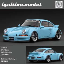 Porsche  - RWB light blue - 1:18 - Ignition - IG3878 - IG3878 | Toms Modelautos