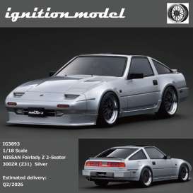 Nissan  - Fairlady Z 2-Seater 300ZR (Z31 silver - 1:18 - Ignition - IG3893 - IG3893 | Toms Modelautos