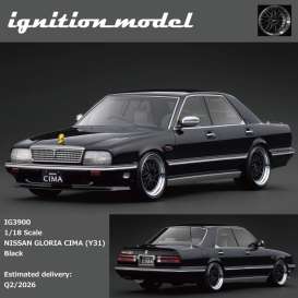 Nissan  - Cedric CIMA black - 1:18 - Ignition - IG3900 - IG3900 | Toms Modelautos
