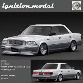 Toyota  - Crown  white/silver - 1:18 - Ignition - IG3732 - IG3732 | Toms Modelautos
