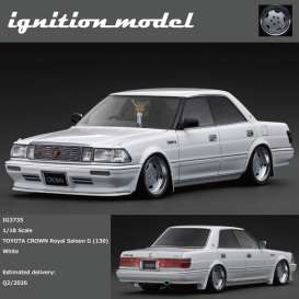 Toyota  - Crown  white - 1:18 - Ignition - IG3735 - IG3735 | Toms Modelautos