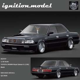 Toyota  - Crown  black - 1:18 - Ignition - IG3737 - IG3737 | Toms Modelautos