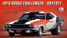 Dodge  - Challenger  1970 white/red/black - 1:18 - Acme Diecast - 1806031 - acme1806031 | Toms Modelautos