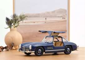 Mercedes Benz  - 300 SL 1954 blue - 1:18 - Norev - 183852 - nor183852 | Toms Modelautos