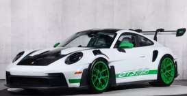 Porsche  - 911 2022 white/green - 1:18 - Norev - 187372 - nor187372 | Toms Modelautos