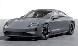 Porsche  - Taycan Turbo S 2024 silver - 1:18 - Norev - 187654 - nor187654 | Toms Modelautos