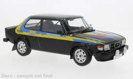 Saab  - 99 Turbo 1977 black/blue/yellow - 1:18 - MCG - MCG18442 - MCG18442 | Toms Modelautos