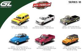 Assortment/ Mix  - All Terrain Series 18 various - 1:64 - GreenLight - 35330 - gl35330 | Toms Modelautos