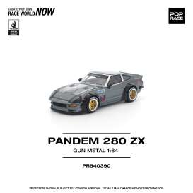 Datsun  - 280ZX gun metal - 1:64 - Pop Race Limited - PR640390 - PR640390 | Toms Modelautos