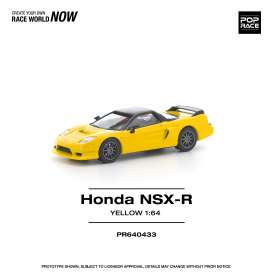 Honda  - NSX-R yellow - 1:64 - Pop Race Limited - PR640433 - PR640433 | Toms Modelautos