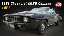 Chevrolet  - Camaro  1969 black - 1:18 - Acme Diecast - 1805736 - acme1805736 | Toms Modelautos