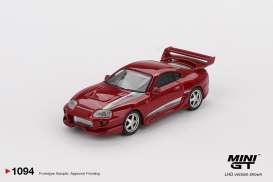 Toyota  - Supra MK4 1994 red - 1:64 - Mini GT - 01094L - MGT01094L | Toms Modelautos
