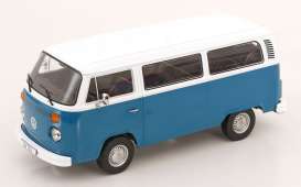 Volkswagen  - T2b Bus 1972 blue/white - 1:18 - KK - Scale - 181362 - kkdc181362 | Toms Modelautos