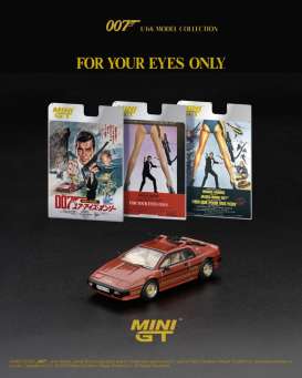 Lotus  - Esprit Turbo 1981 red - 1:64 - Mini GT - 00912-007ECH - MGT00912-007ECH | Toms Modelautos