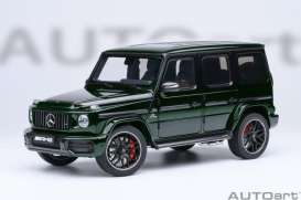 Mercedes Benz  - G63 AMG green - 1:18 - AutoArt - 76355 - autoart76355 | Toms Modelautos