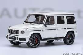 Mercedes Benz  - G63 AMG white - 1:18 - AutoArt - 76356 - autoart76356 | Toms Modelautos