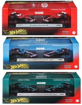 Assortment/ Mix  - Formula 1 2-pack various - 1:64 - Hotwheels - JMM89 - hwmvJMM89-979C | Toms Modelautos