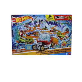 Assortment/ Mix  - Hotwheels Advent Calendar various - 1:64 - Hotwheels - JLG41 - hwmvJLG41 | Toms Modelautos