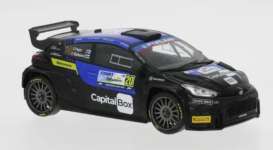 Toyota  - GR Yaris 2024 black/blue - 1:43 - IXO Models - ram971 - ixoram971 | Toms Modelautos