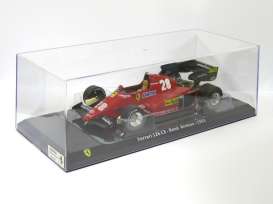 Ferrari  - 126 1983 red - 1:24 - Magazine Models - FER2025-59 - mag24FER2025-59 | Toms Modelautos