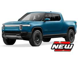 Rivian  - R1T 2025 blue - 1:18 - Maisto - 31466b - mai31466b | Toms Modelautos