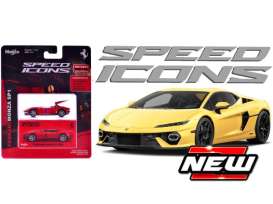 Lamborghini  - Temerario yellow - 1:64 - Maisto - 15714y - mai15714y | Toms Modelautos