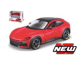 Ferrari  - Purosangue  red - 1:24 - Maisto - 39141 - mai39141 | Toms Modelautos