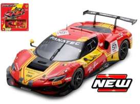 Ferrari  - 269 GT3 2024 red/yellow - 1:24 - Bburago - 26594-kit - bura26594 | Toms Modelautos