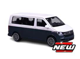 Volkswagen  - T6.1 2020 blue/white - 1:43 - Bburago - 18-30434B - bura30434B | Toms Modelautos