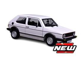 Volkswagen  - Golf MK 1 1979 white - 1:24 - Bburago - 18-21089W - bura21089W | Toms Modelautos