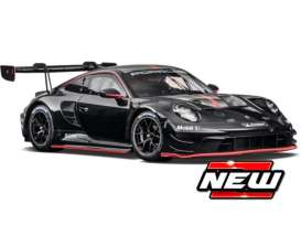 Porsche  - 911 2023 black/red - 1:43 - Bburago - 38321 - bura38321 | Toms Modelautos
