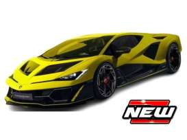 Lamborghini  - Fenomeno  2025 yellow/black - 1:18 - Bburago - 11053 - bura11053 | Toms Modelautos