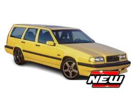 Volvo  - 850 T-5 Estate yellow - 1:24 - Bburago - 21117Y - bura21117Y | Toms Modelautos
