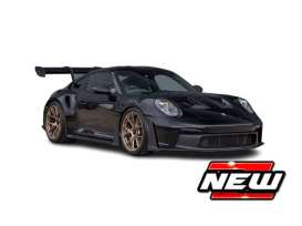 Porsche  - 911 2025 black - 1:43 - Bburago - 18-30427Z - bura30427Z | Toms Modelautos