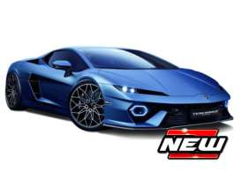 Lamborghini  - Temerario blue - 1:43 - Bburago - 18-30428B - bura30428B | Toms Modelautos