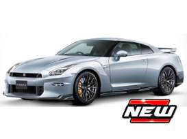 Nissan  - GT-R 2025 silver - 1:64 - Bburago - 59118 - bura59118 | Toms Modelautos