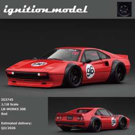 Ferrari  - LB-WORKS 308 red - 1:18 - Ignition - IG3745 - IG3745 | Toms Modelautos