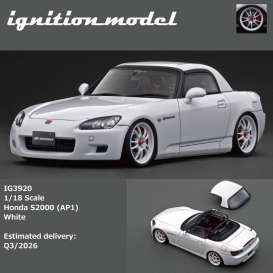 Honda  - S2000 white - 1:18 - Ignition - IG3920 - IG3920 | Toms Modelautos