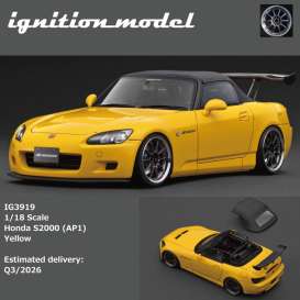 Honda  - S2000 yellow - 1:18 - Ignition - IG3919 - IG3919 | Toms Modelautos