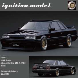Nissan  - Skyline GTS-R (R31) black - 1:18 - Ignition - IG4011 - IG4011 | Toms Modelautos