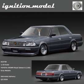 Toyota  - Crown gray metallic - 1:18 - Ignition - IG3738 - IG3738 | Toms Modelautos