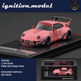 Porsche  - RWB 993 matte pink - 1:64 - Ignition - IG3992 - IG3992 | Toms Modelautos
