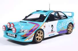 Subaru  - Impreza  1998 white/blue/purple - 1:18 - Solido - 1807411 - soli1807411 | Toms Modelautos