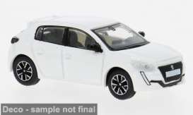 Peugeot  - 208 II 2019 white - 1:87 - Brekina - pcx871261 - PCX871261 | Toms Modelautos